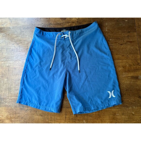 Hurley Swim Trunks Men's Size 30 Blue Board Shorts Swimming Bathing Suit - Picture 1 of 7